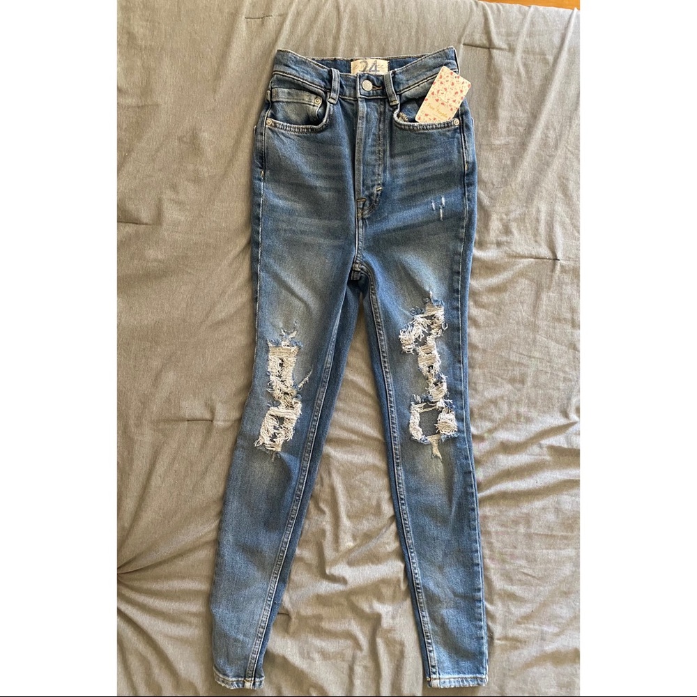 Free people distressed jeans